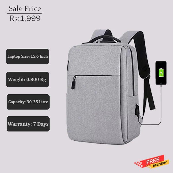 3Pc's Unisex Laptop Backpack
