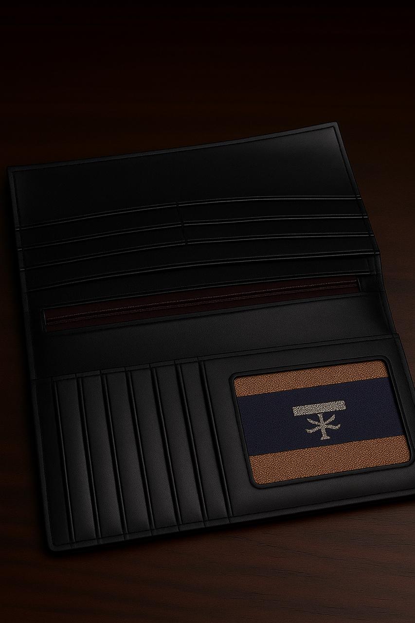 Slim Bifold Long Wallets for Men